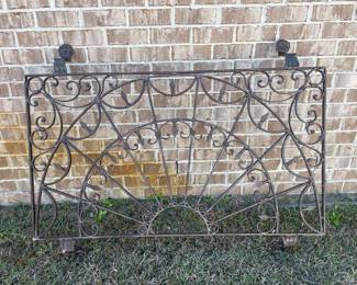 #60 $180	Wrought Iron Decorative  51wx41h
