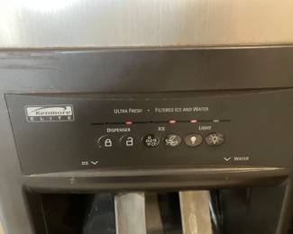 #57 $400	Kenmore Elite side x side refrigerator freezer. Model # 53706201 2002