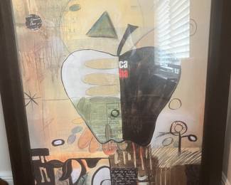  #30 $50 Art apple print 38wx48h
