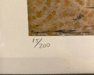 #14 $150 	Art Habor Hop 2  15/200 Signed L Kesler 36wx44h	