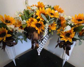 Faux Sunflower Arrangements