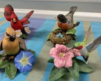 Set Of 4 Lenox Birds