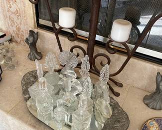 Vintage Glass Perfume Bottles