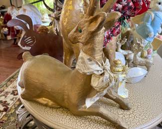 Gold Reindeer
