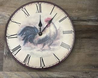 Rooster clock
