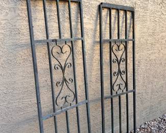 Pair of iron gates 