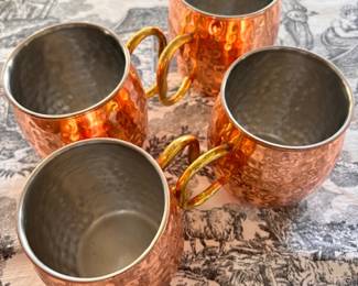 Copper mugs 