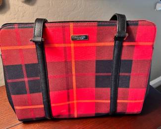 Kate Spade plaid purse 