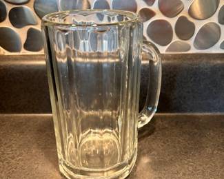 Glass beer mug 