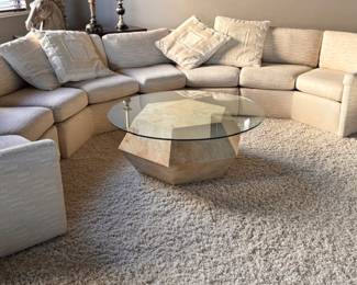 Large sectional, 4 pieces for transporting 