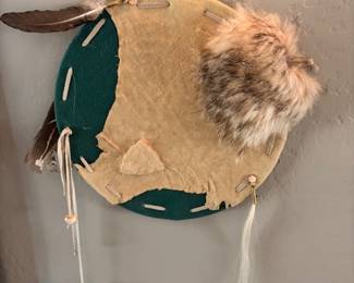 Leather dreamcatcher 