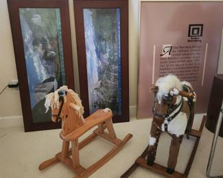 rocking horses, Yosemite wall art