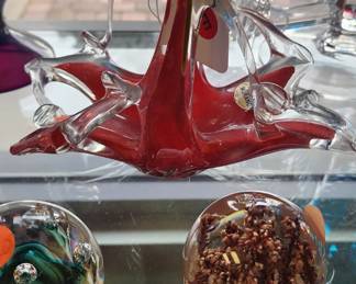 Murano Art Glass Basket