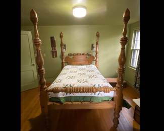 Shenandoah Valley rope bed (quilt sold separately).