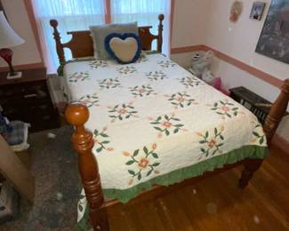 Antique bed (quilt sold separetly)