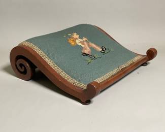 Embroidered Gout Stool