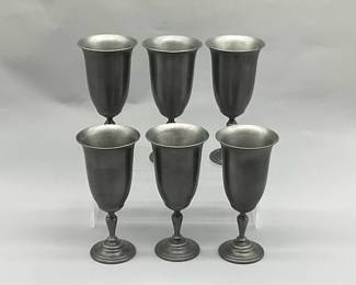 Shirley pewter goblets