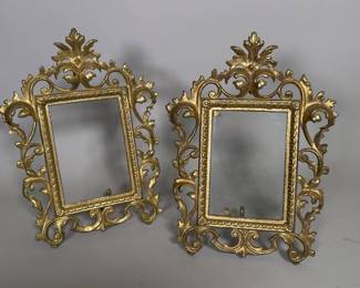 Victorian Brass Frames