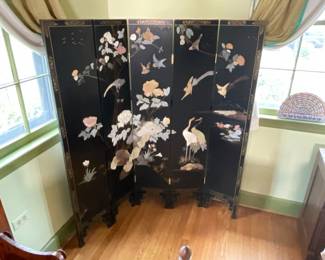 Carved stone Chinese screen