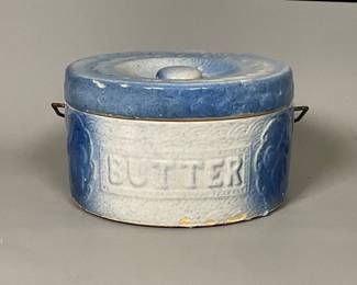 Stoneware Butter Crock