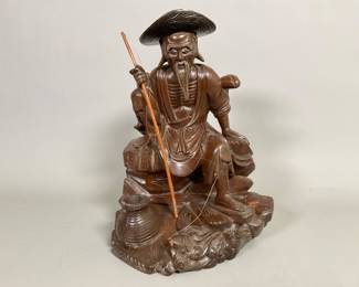 Carved Okimono Sculpture