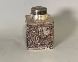 Silverplate Tea Caddy