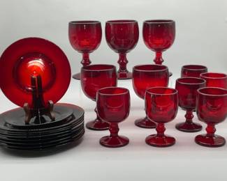 Ruby red Imperial Glass