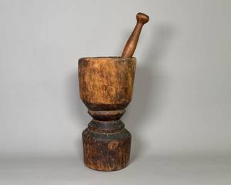 Primitive Mortar and Pestle