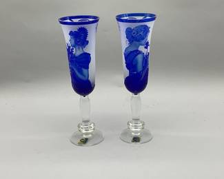 Capella frosted glasses