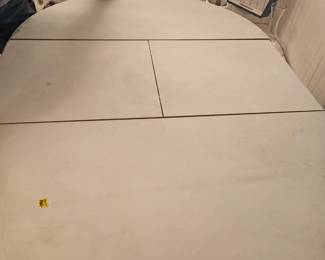 Wooden table with hidden leaf $60 