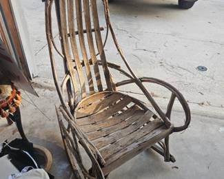 Natural deliverance rocking chair $45