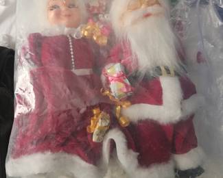 Vintage Christmas dolls $