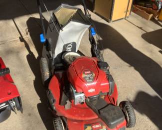 Second picture of lawn mower…has grass clippings bag