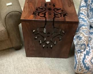 Pair of Carved end tables