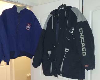 Atlanta Braves and Chicago white Sox jackets