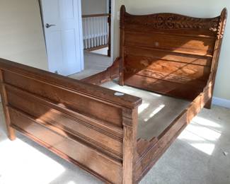 Antique full bed with box spring….presale $100