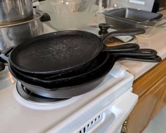 Cast iron skillets