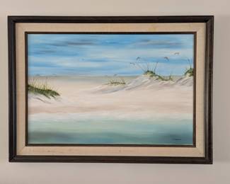Beachscape by W. W. Rogers (42.5"x 30.75")
