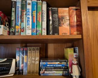 VHS, DVDs...