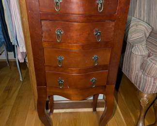 Jewelry armoire by the Bombay Company