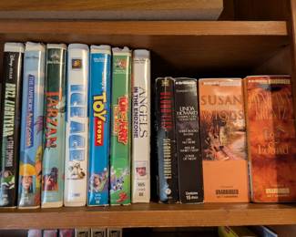 Audio books and VHS