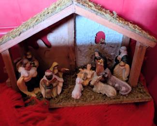 Nativity set