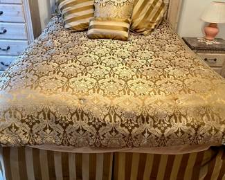 Mattress and box springs not included.