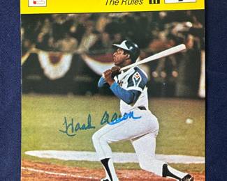 Hank Aaron Autograph