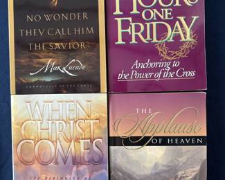 Max Lucado Religious Books (4) All Autographed