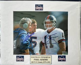 Phil Simms Autograph