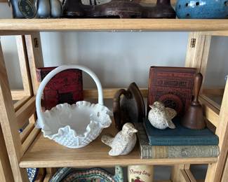 Fenton Basket, Antique Books
