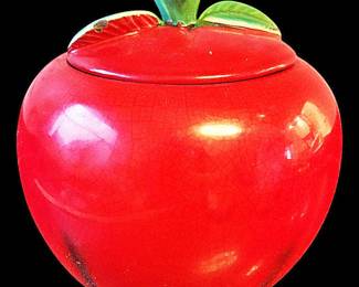 Red Apple Cookie Jar