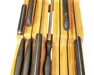 Knives and Knife Rack