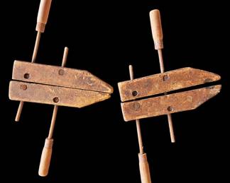 Antique Wooden Clamps